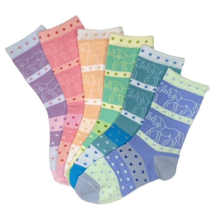 Pony Party Youth Crew Socks