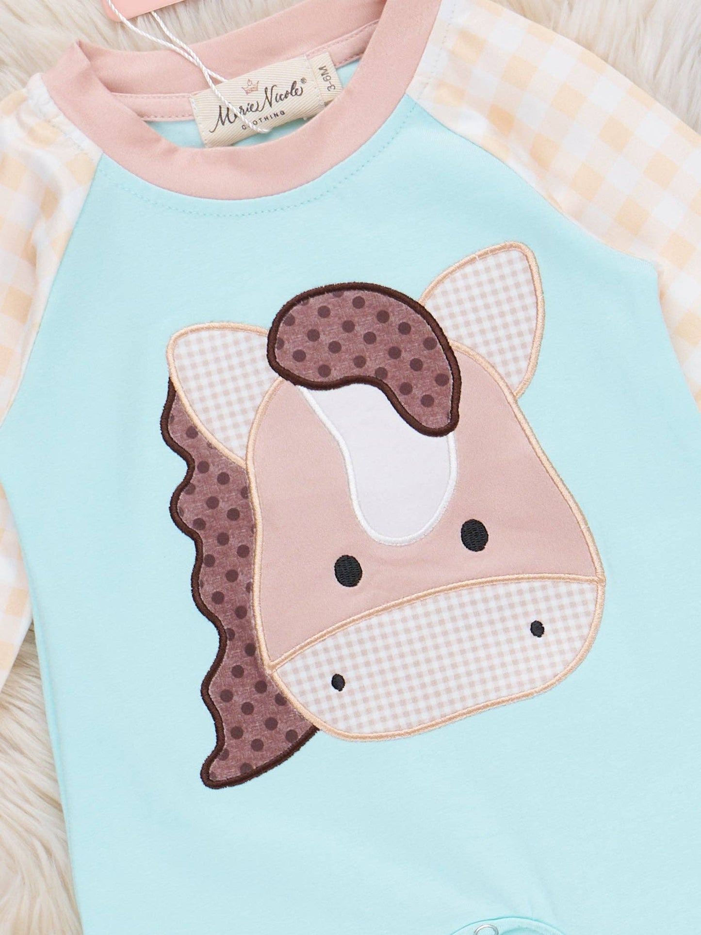 Palomino Dreams Embroidered Romper