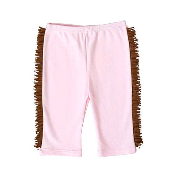 Haute Baby Rodeo Queen Fringe Legging for Infants & Toddlers: 12M