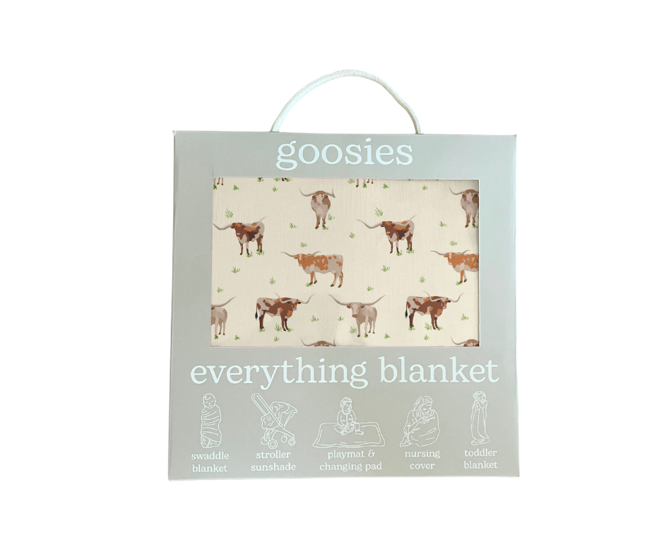 Longhorn Cows - Everything Blanket