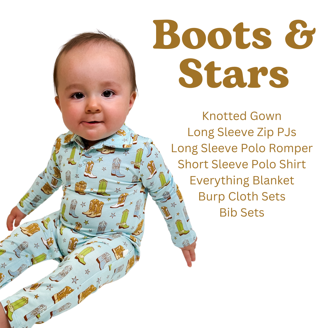 Cowboy Boots & Stars Everything Blanket