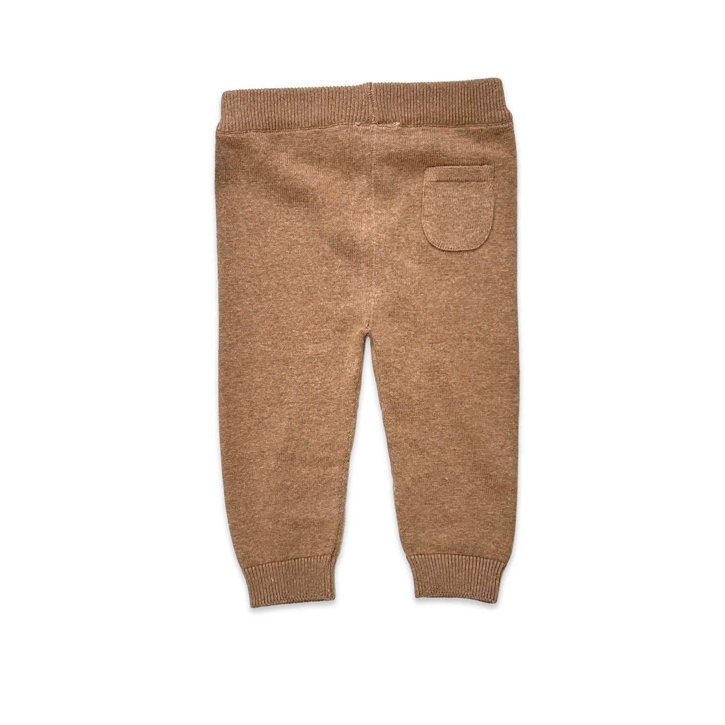 Pocket Sweater Knit Baby Legging Pants (Organic Cotton): Natural / 3-6M
