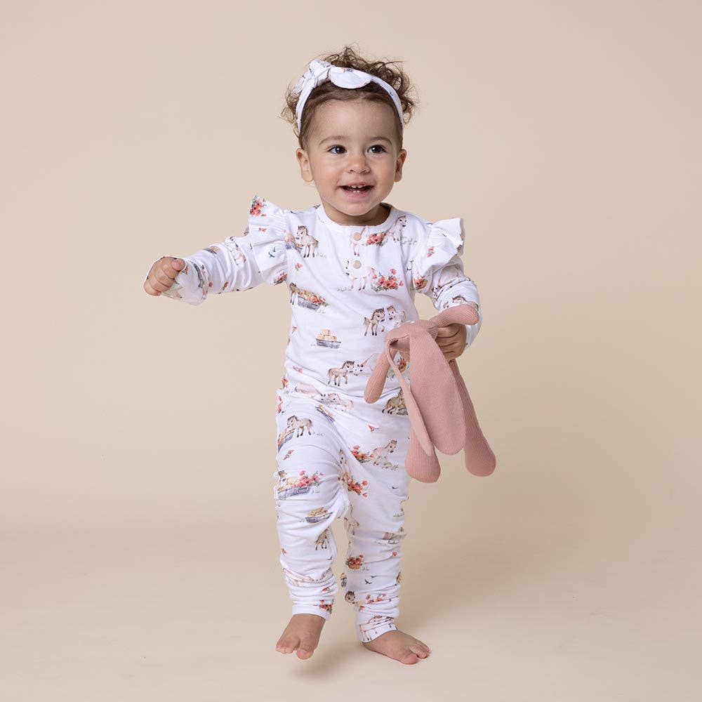 Pony Pals Organic Growsuit: 0-3 Months (000)
