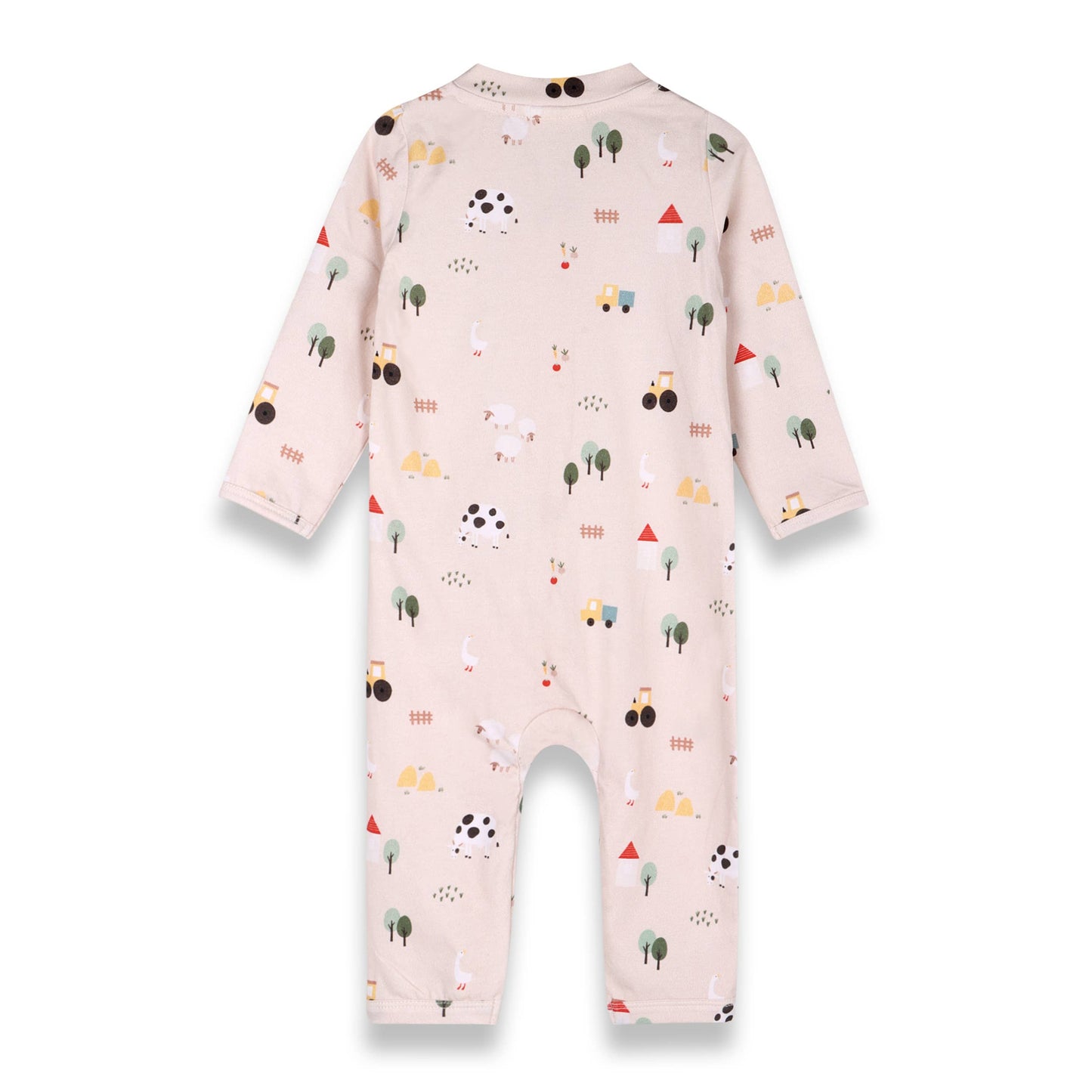 Farm Zipper Baby Jumpsuit