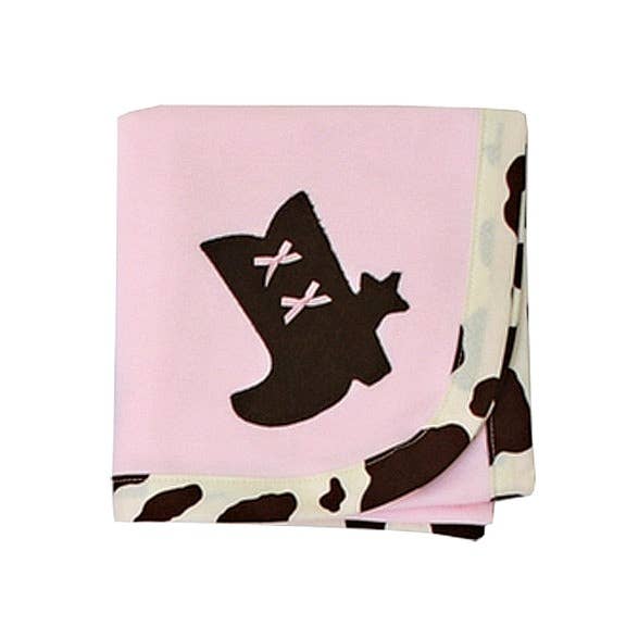 Haute Baby Rodeo Queen Receiving Blanket for Toddlers