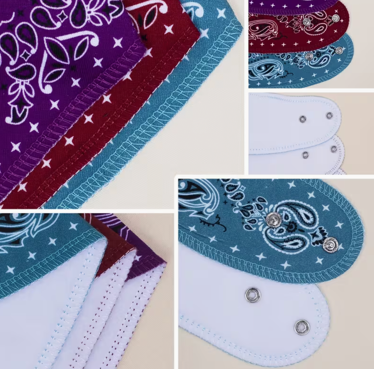 bandana bib - assorted colors