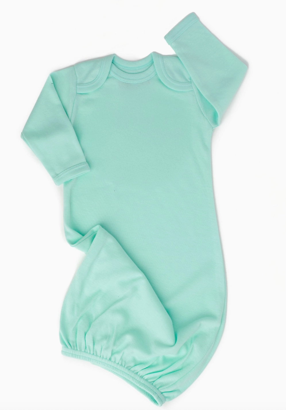 G/M seafoam horse shoe newborn sleeper