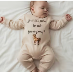 Asking For A Pony Romper