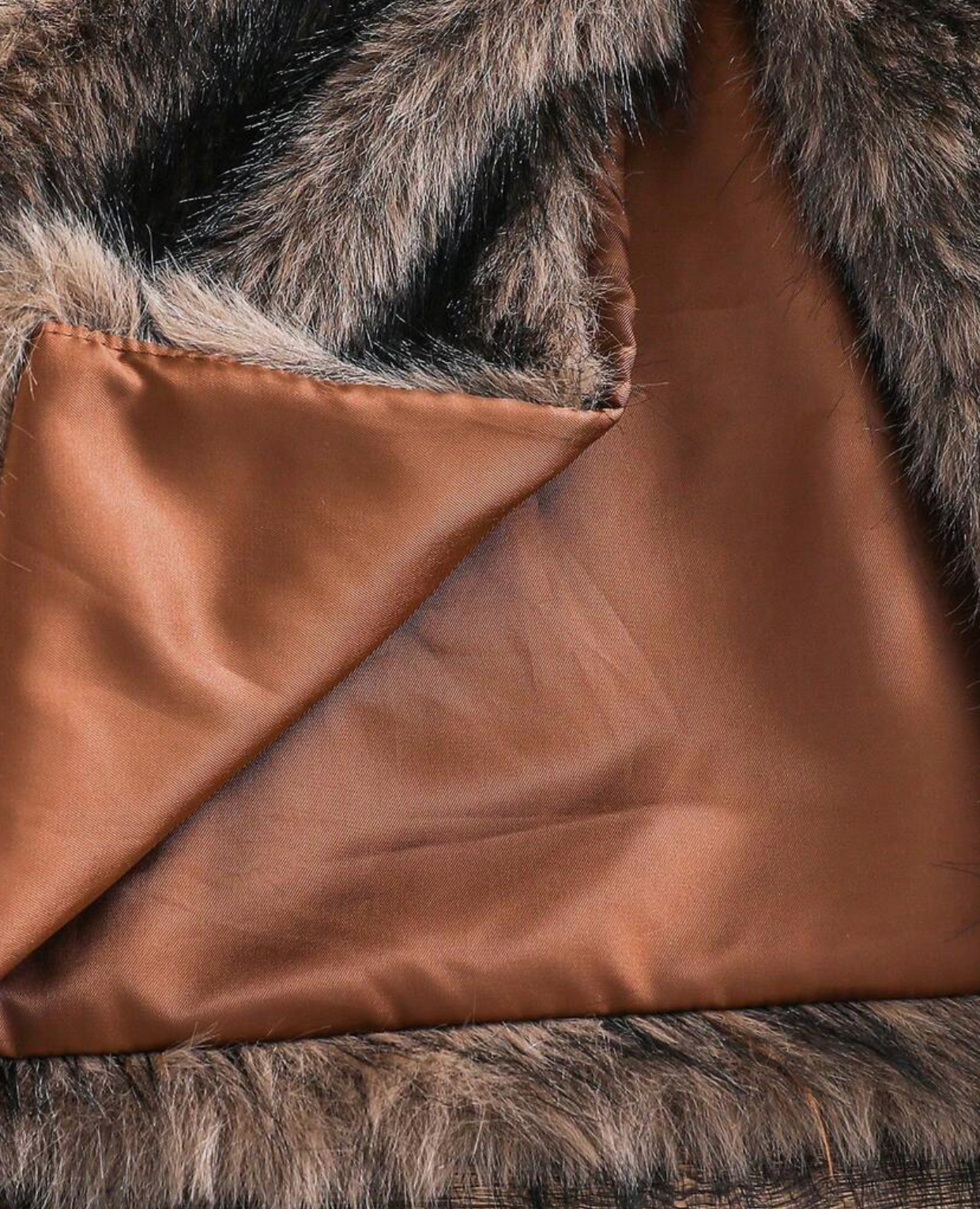 Furry Open Vest