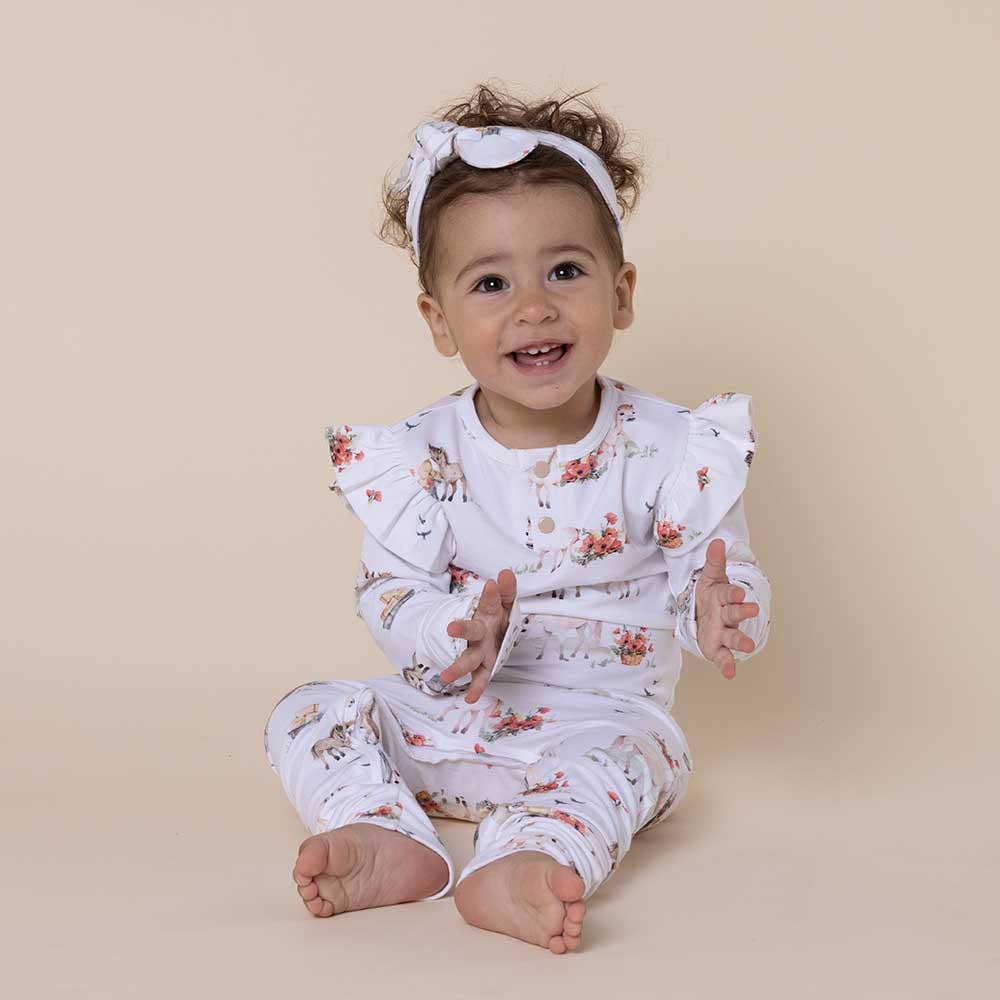 Pony Pals Organic Growsuit: 0-3 Months (000)