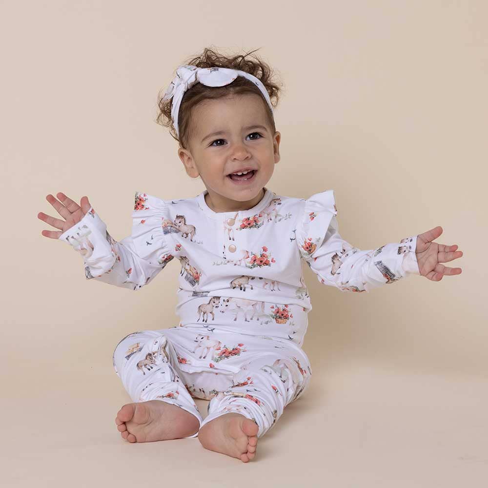 Pony Pals Organic Growsuit: 6-12 Months (0)