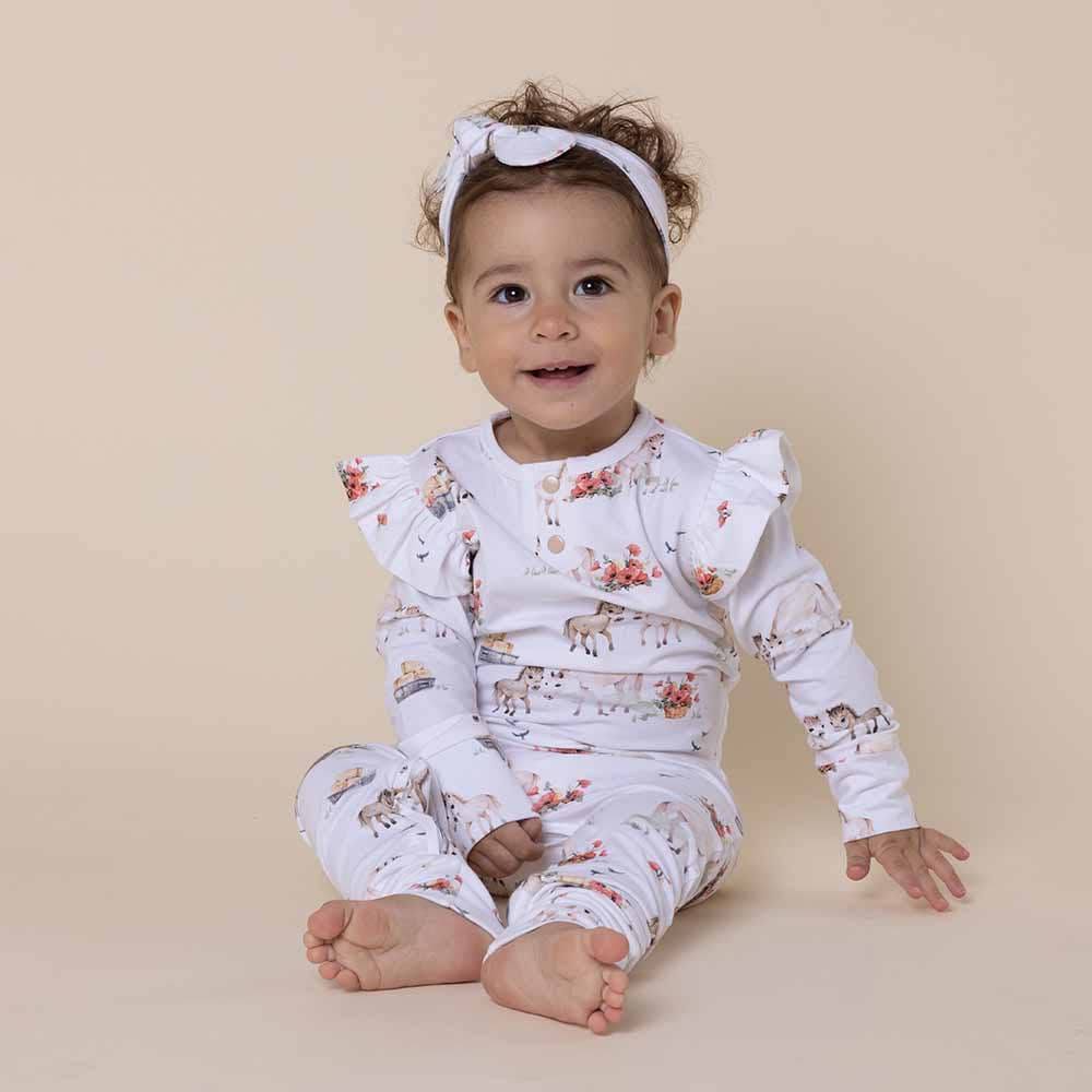 Pony Pals Organic Growsuit: 6-12 Months (0)