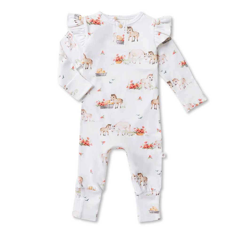 Pony Pals Organic Growsuit: 6-12 Months (0)