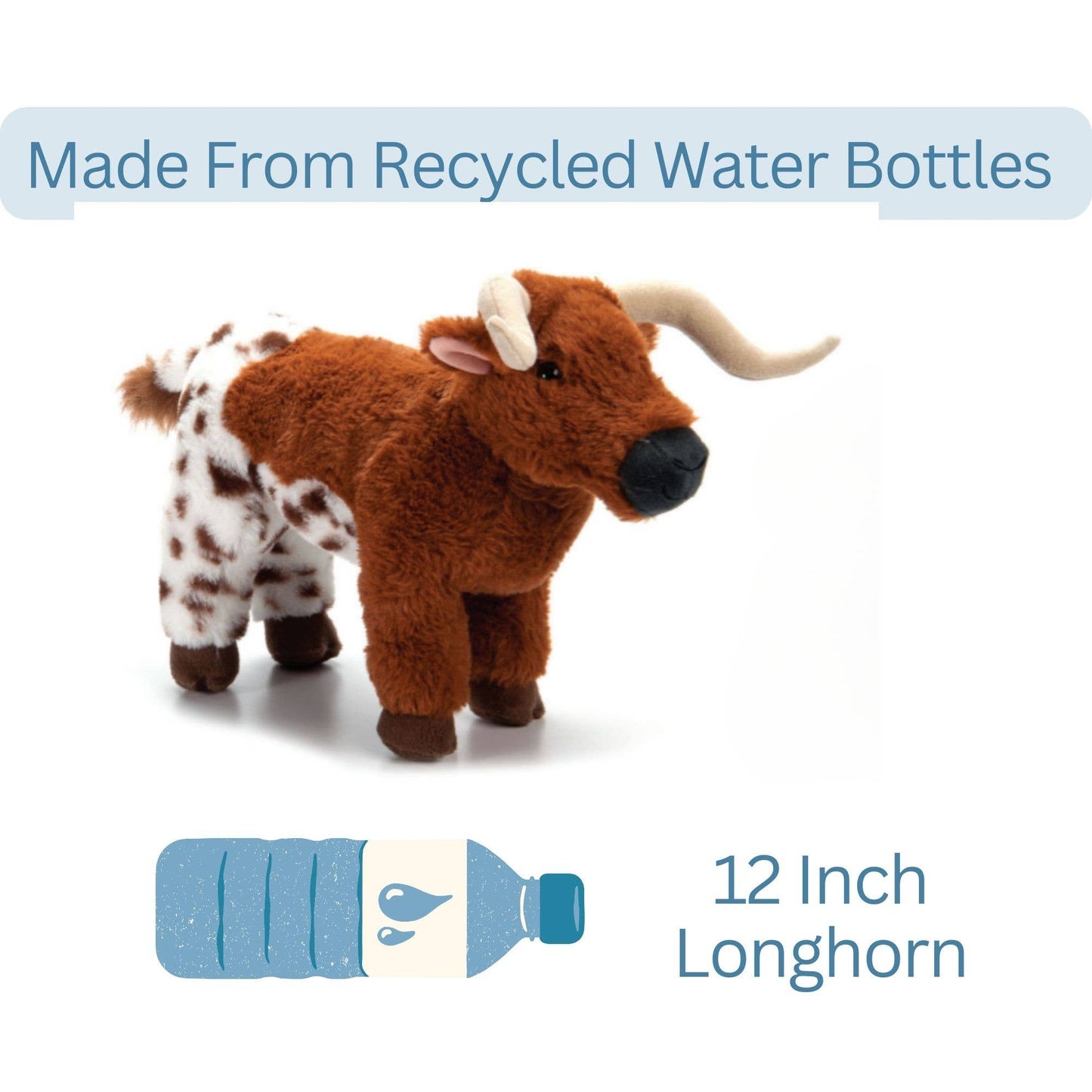 12" (30cm) Wild Onez Longhorn Cow