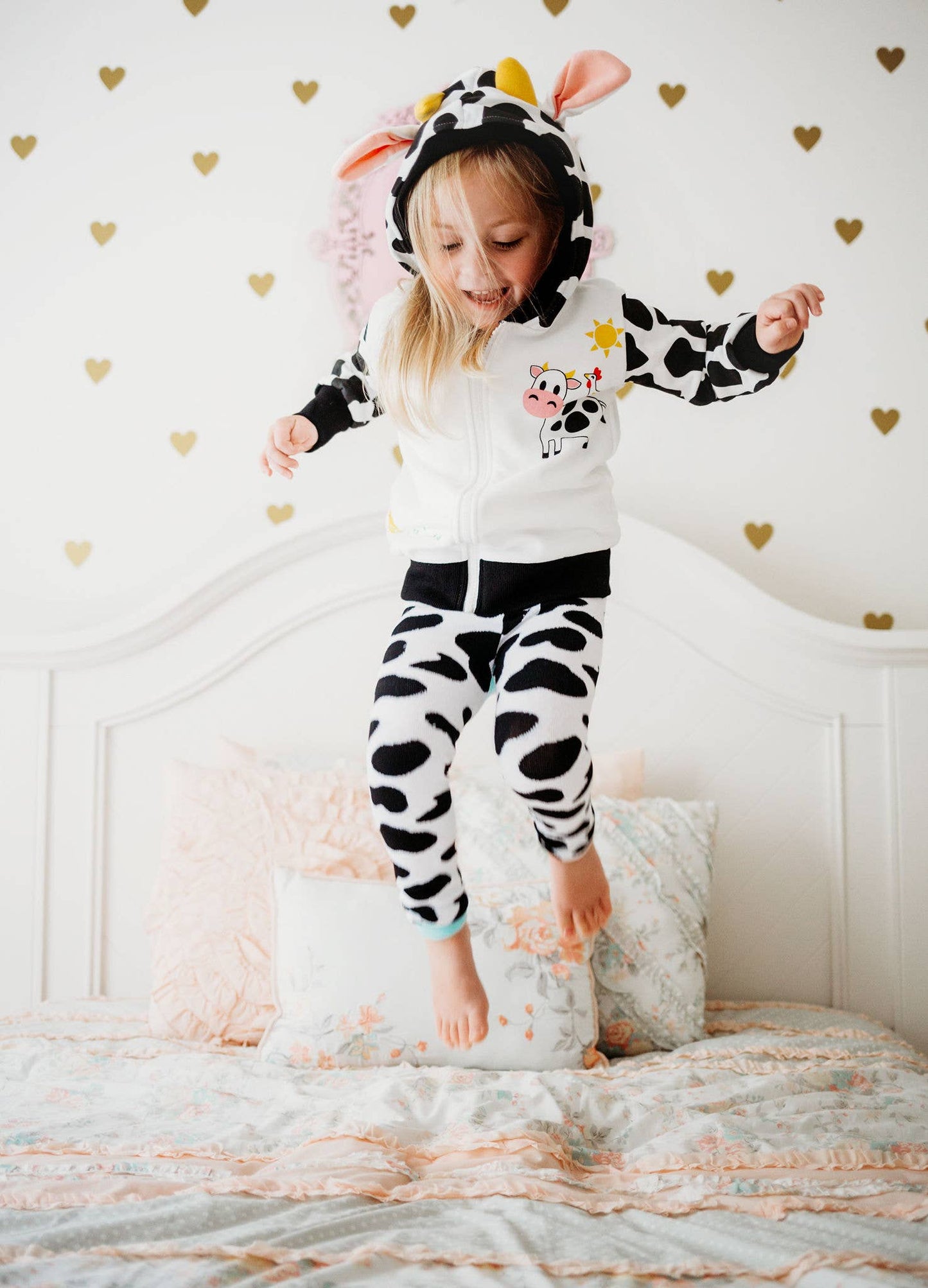 Cow Western Toddler and Kids Hoodie: 18M