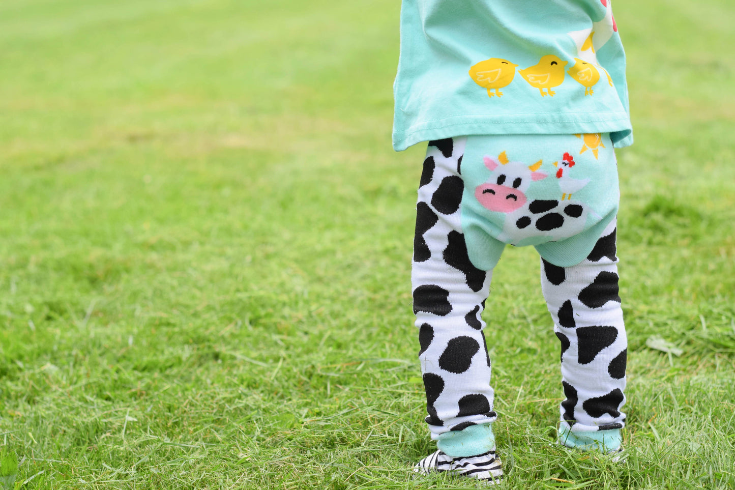 Cow Leggings - Western Toddler and Baby Clothing: Medium 12 - 18 Months