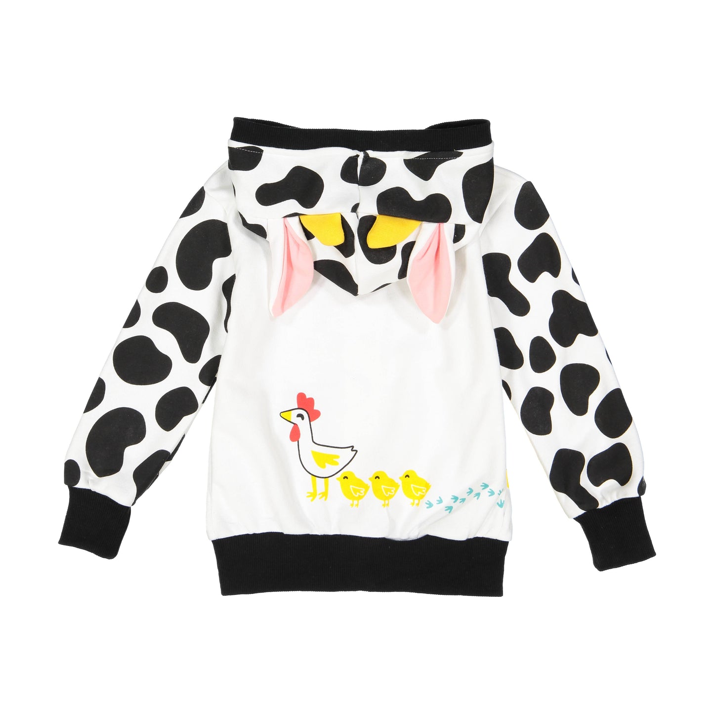 Cow Western Toddler and Kids Hoodie: 5