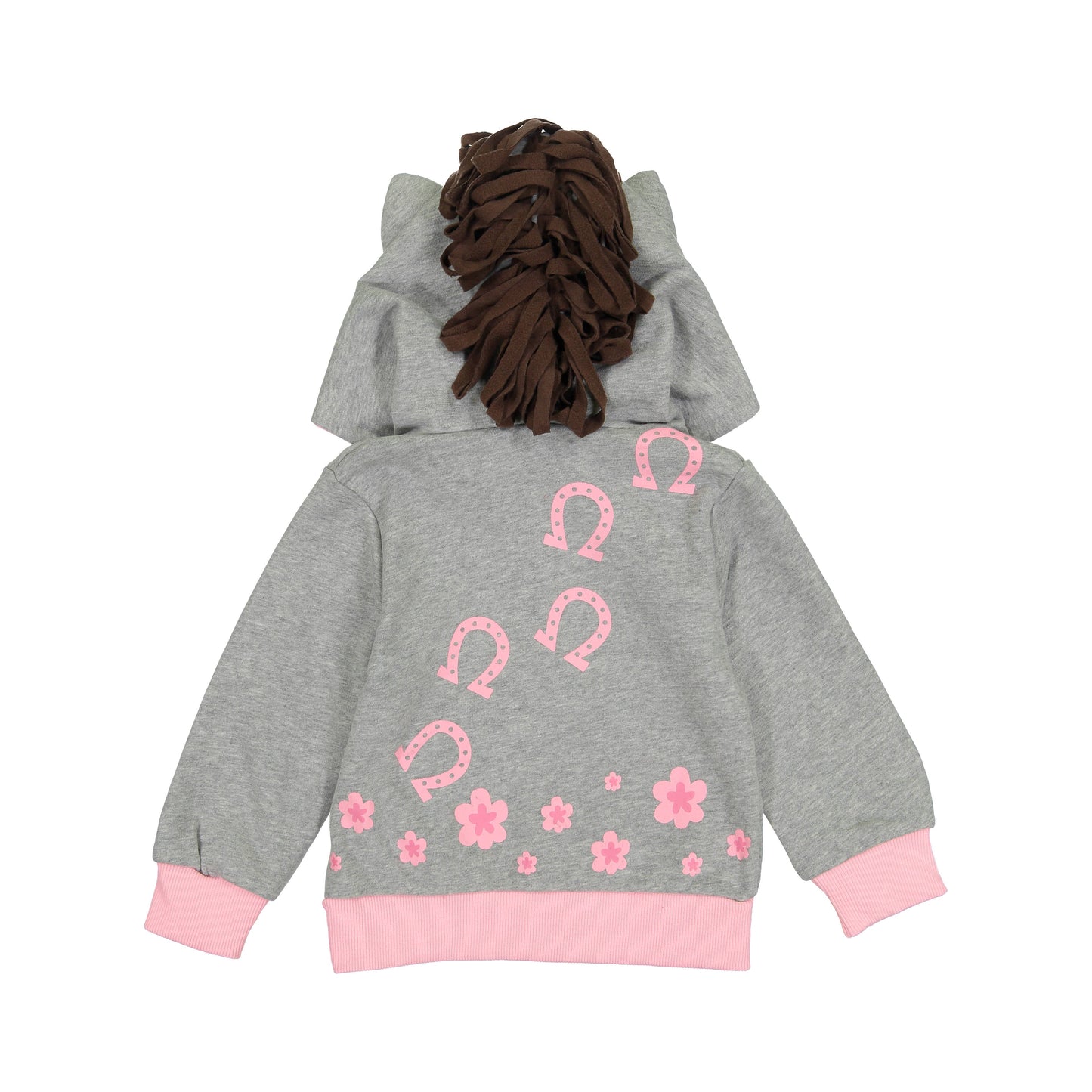 Pink Horse 3D Hoodie Toddler and Kids Western: 4T