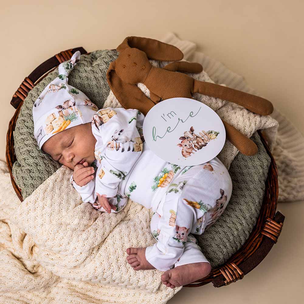 Farm Organic Growsuit: Newborn (0000)