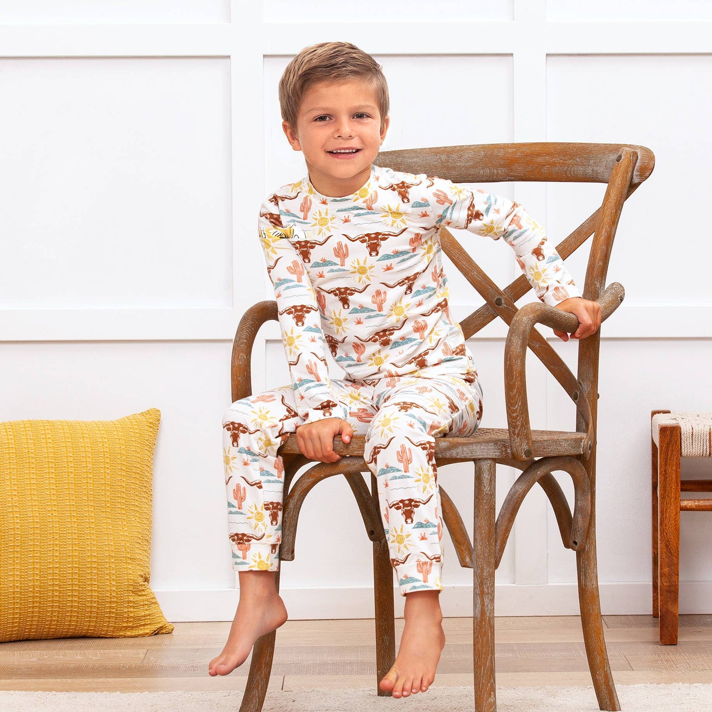 Happy Trails Kids Bamboo Pajama Set: 2T