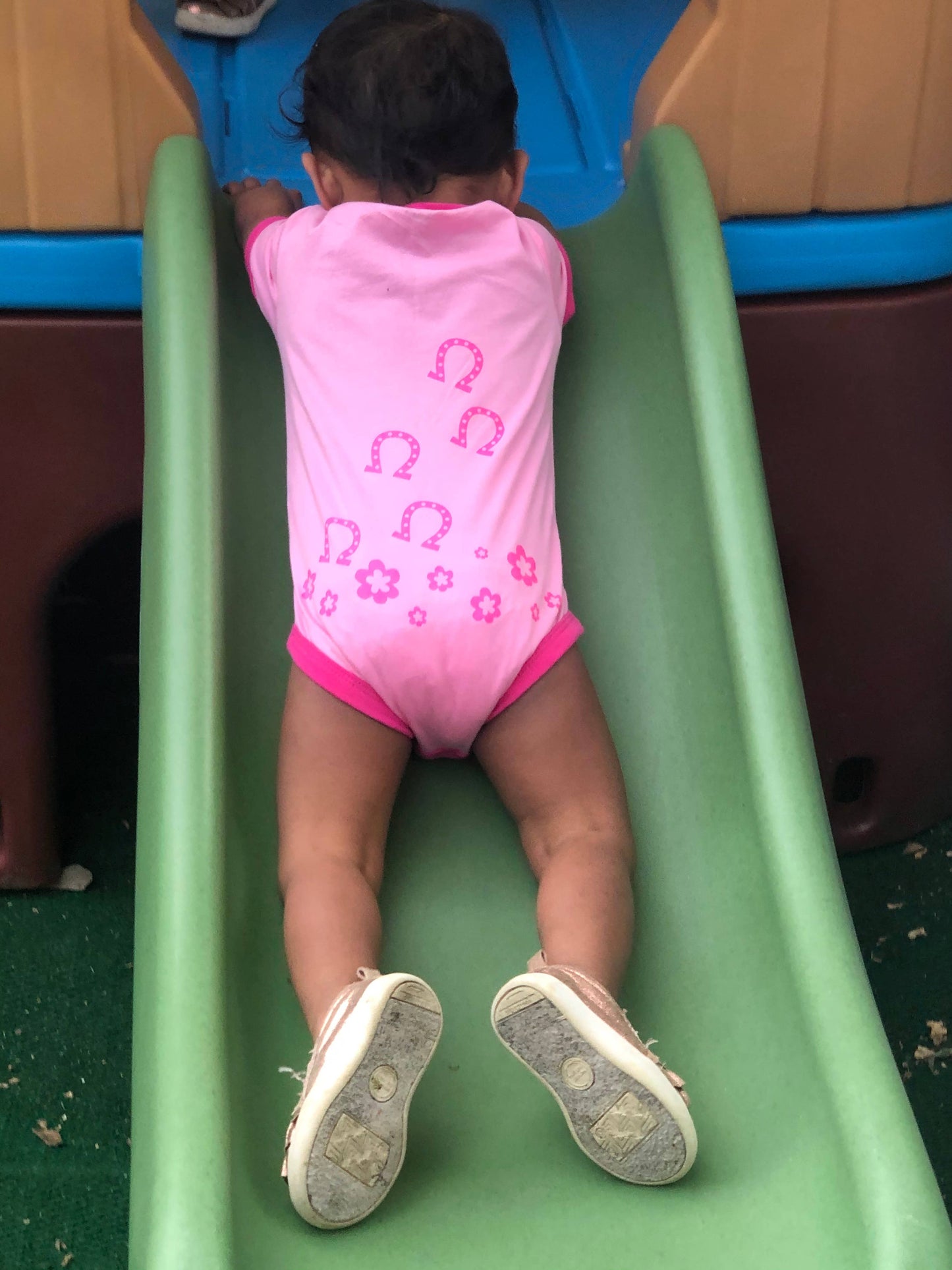 Pink Horse Baby Western Bodysuit: 6M