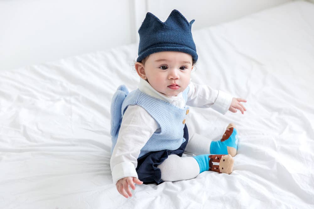 Horse Zoo Baby Animal Socks Horses: Blue / M (3 ~5T)