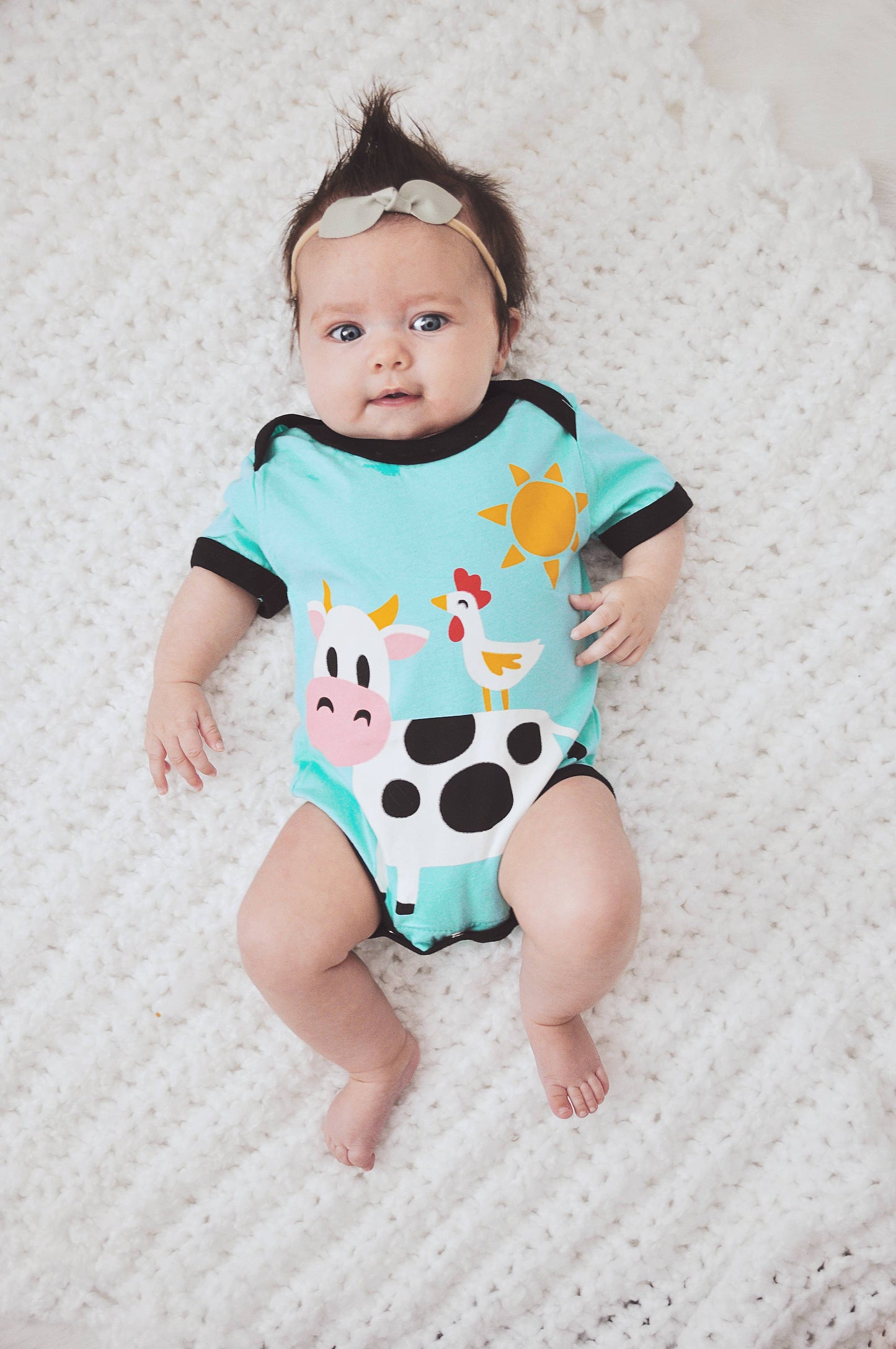 Cow Bodysuit - Western Toddler and Baby Clothing: 9M