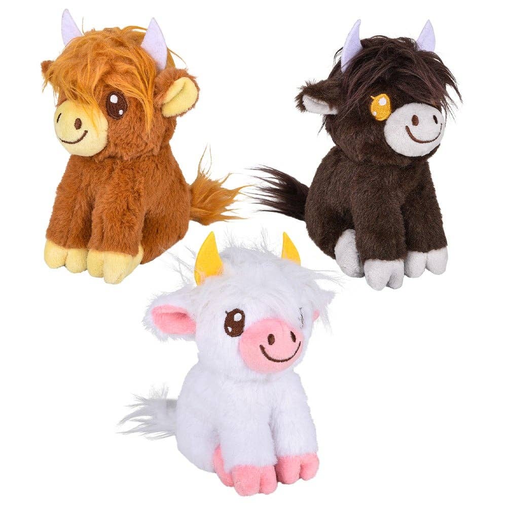 5" Plush Highland Cow - LLB Toys