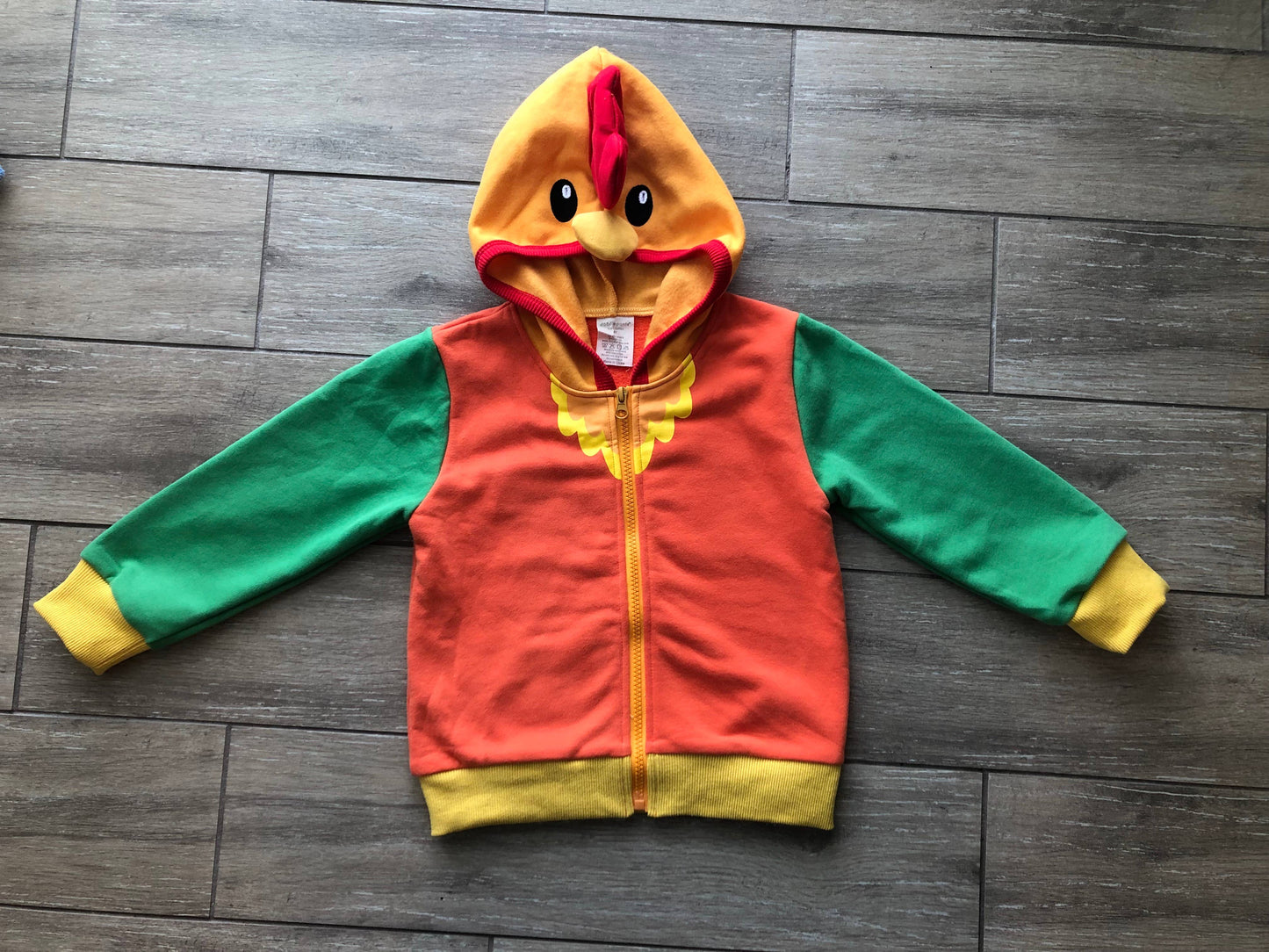 Rocket the Rooster Toddler and Kids Western 3D Hoodie: 18M
