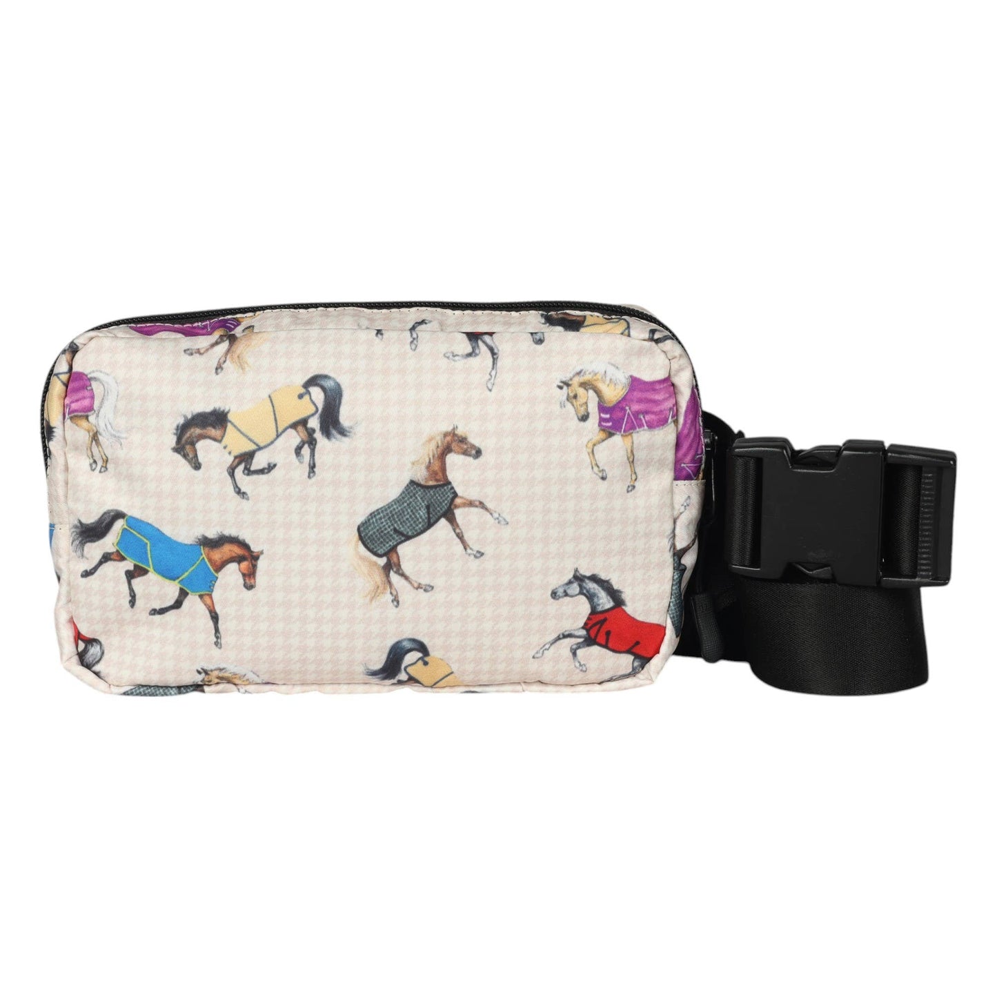 Horses in Blankets Crossbody Waist Bag