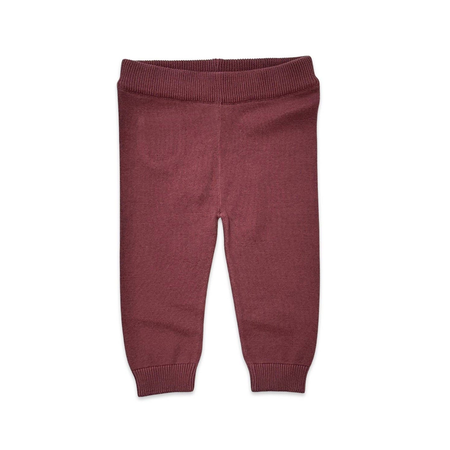 Pocket Sweater Knit Baby Legging Pants (Organic Cotton): Natural / 12-18M