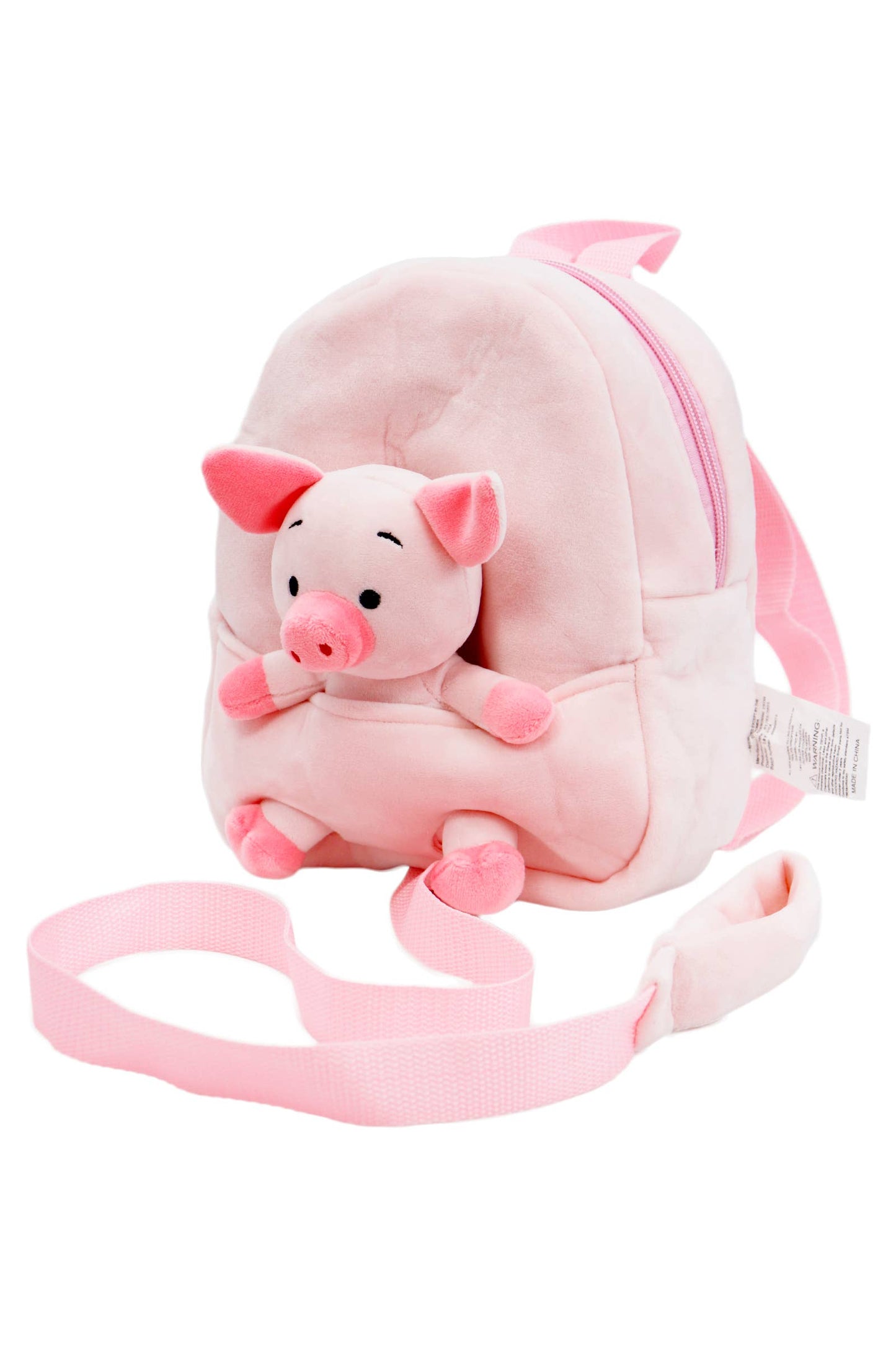Farm Animal Child Safety Leashed Backpack: Pig