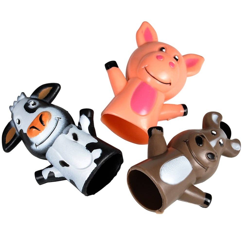 FARM ANIMAL FINGER PUPPETS LLB Kids Toys