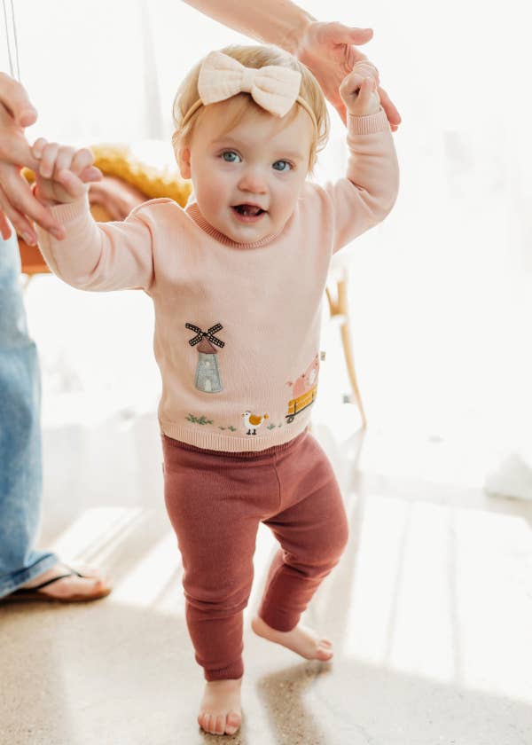 Farm Windmill Sweater Pullover