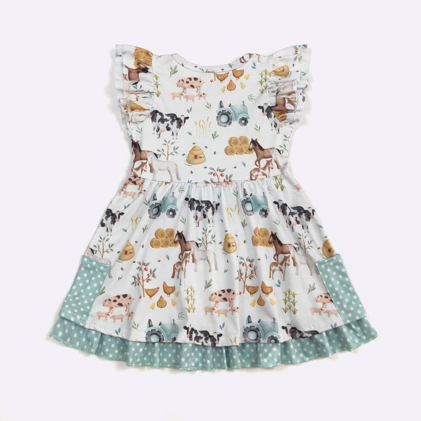 Hobby Farm Girls Dress: 3t