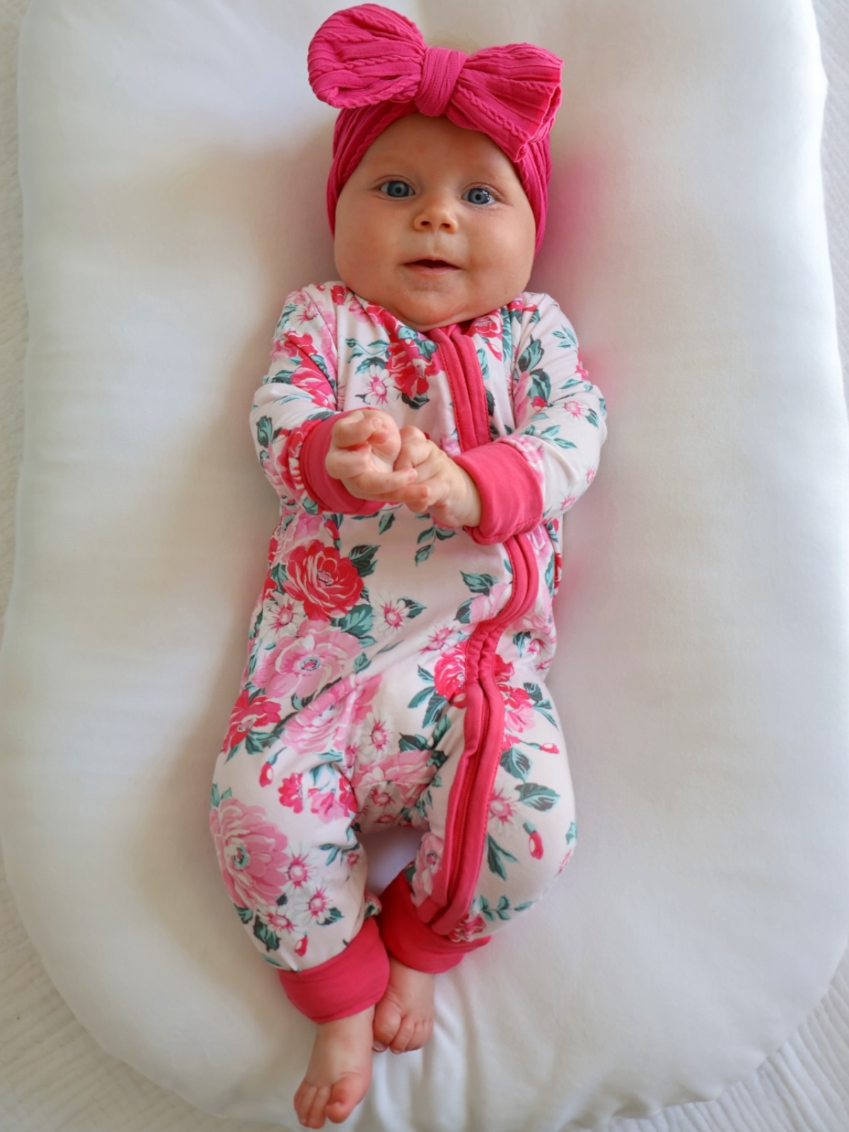 2-Way Zip Romper, Pink Splendor