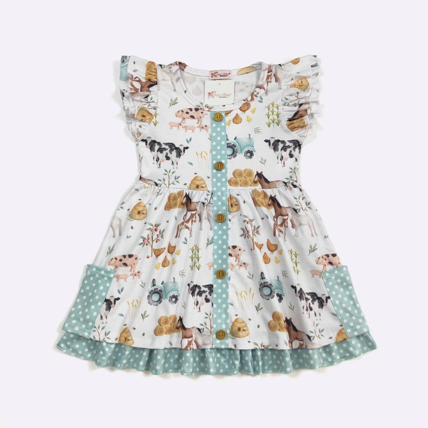 Hobby Farm Girls Dress: 3t