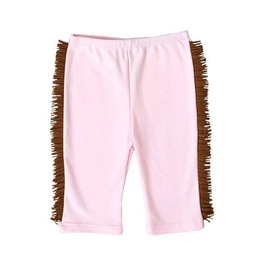 Haute Baby Rodeo Queen Fringe Legging for Infants & Toddlers: 6/9M