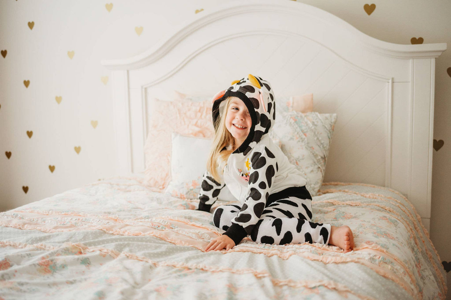 Cow Western Toddler and Kids Hoodie: 5
