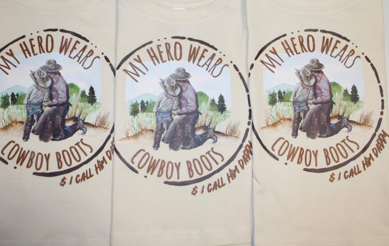 My hero wears cowboy boots: Natural / 6M