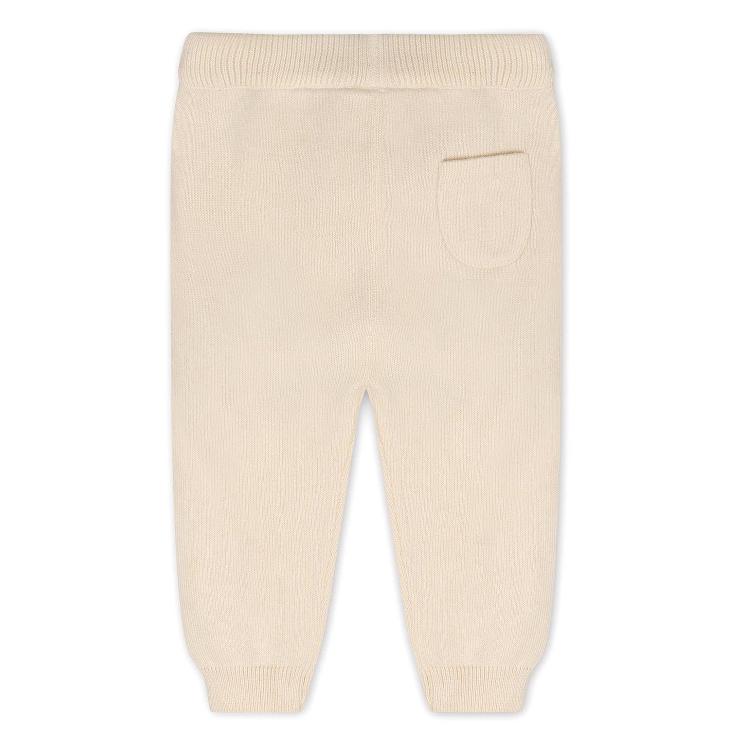 Pocket Sweater Knit Baby Legging Pants (Organic Cotton): Natural / 12-18M