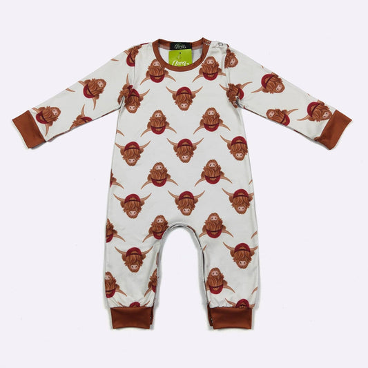 Sporty Highland Boy Romper: 12/24 mo