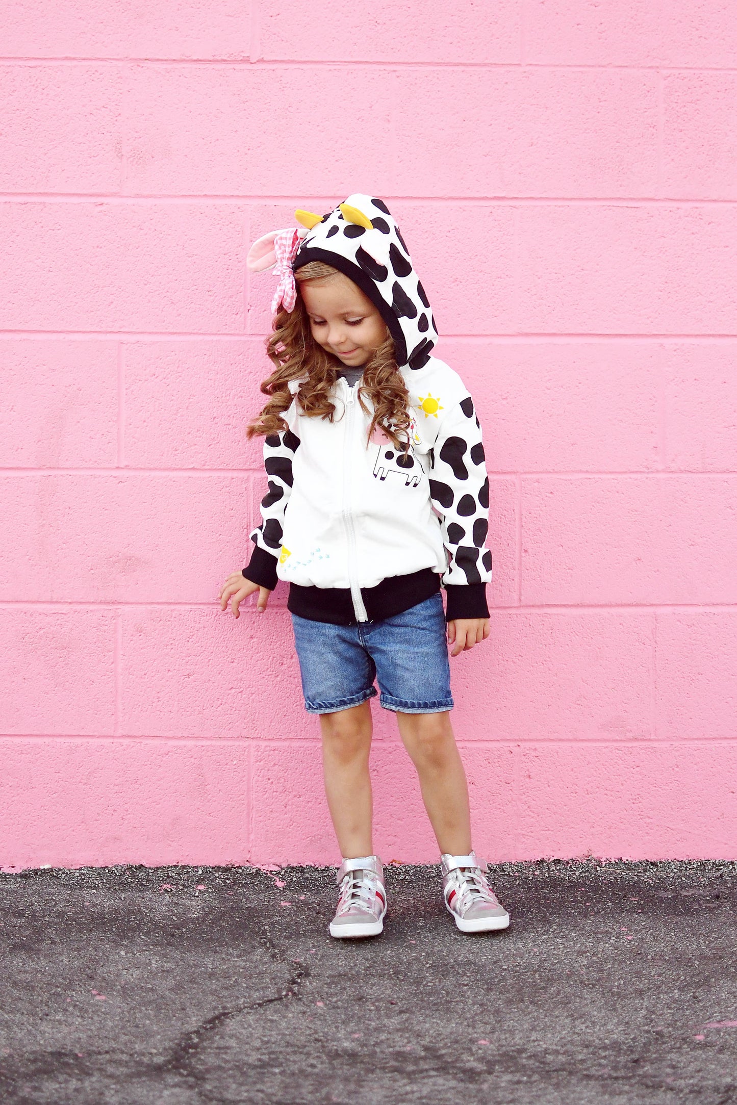Cow Western Toddler and Kids Hoodie: 18M