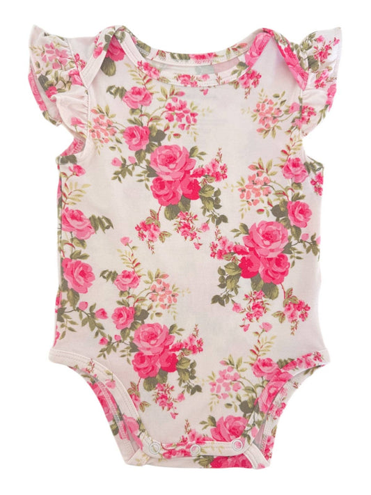 Ruffle Sleeve Bodysuit, Country Daydream