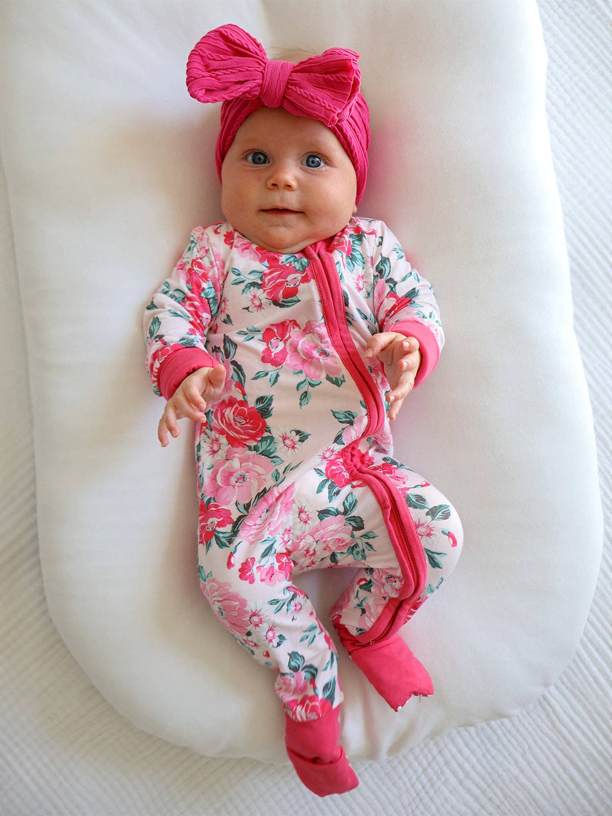 2-Way Zip Romper, Pink Splendor