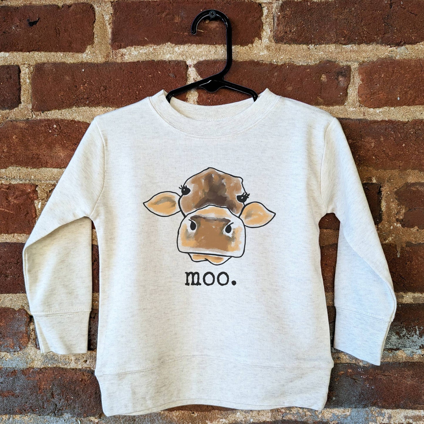 Moo Cow Country Western Girl Farm Boy Clothing Cow Shirt: 4T