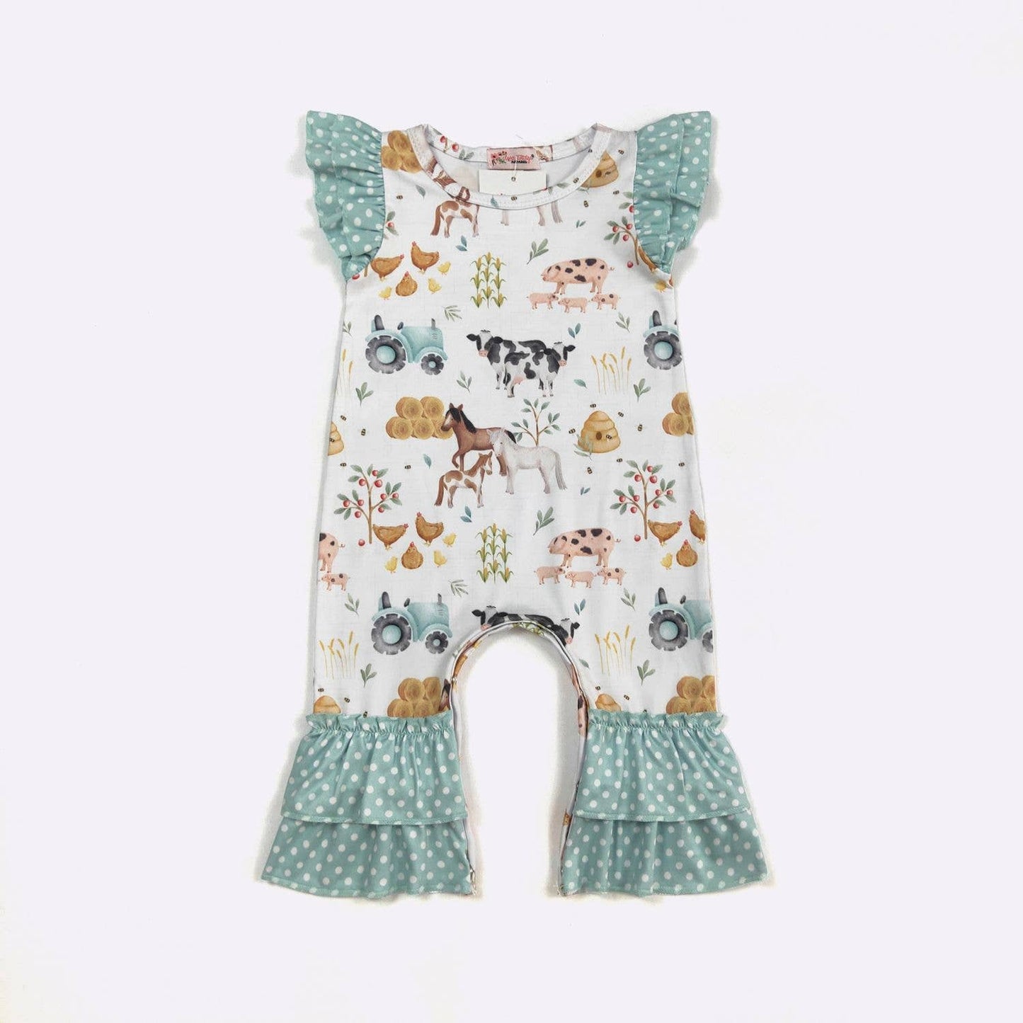 Hobby Farm Baby Romper: 6/12mo