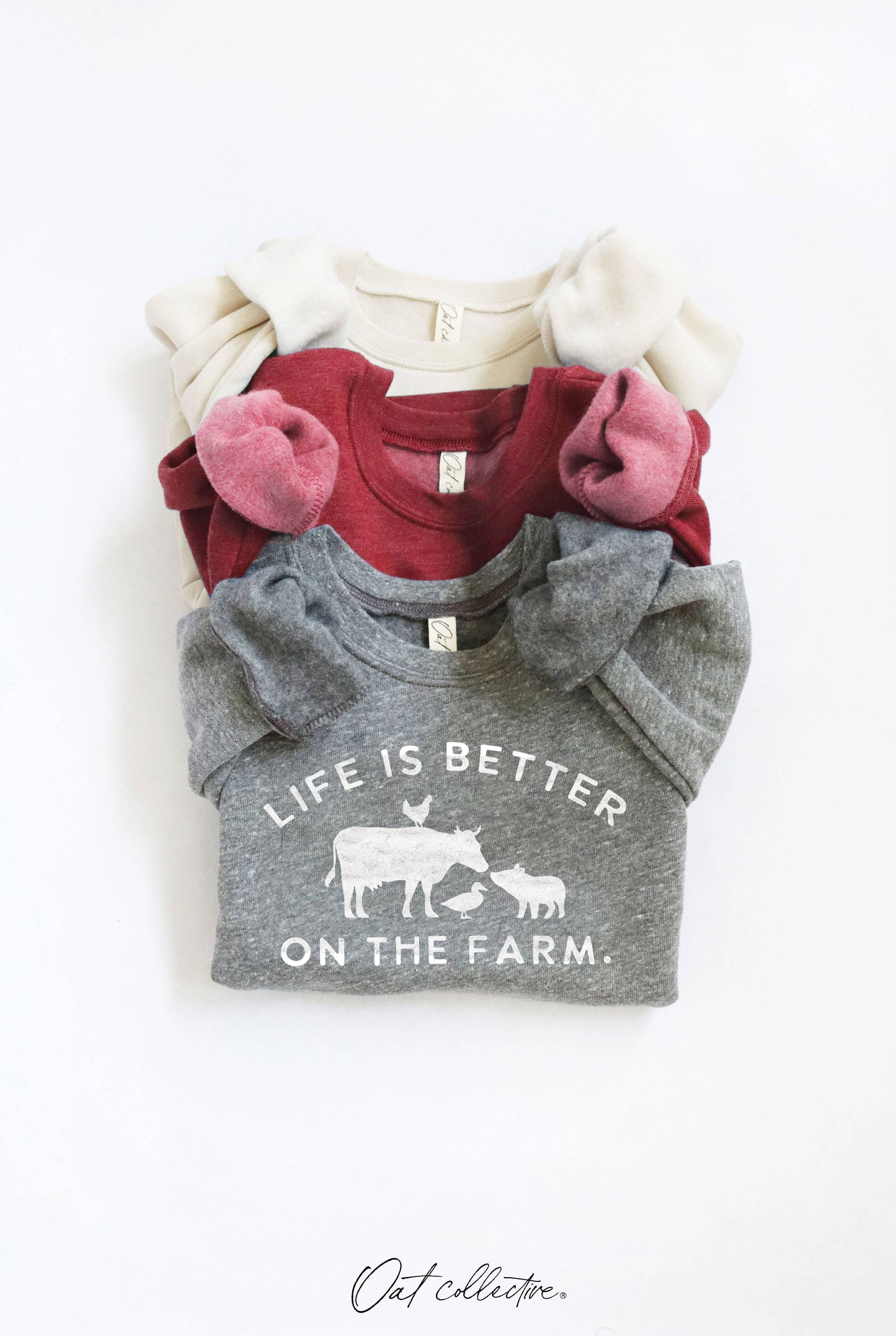 LIFE IS BETTER  Toddler Sweatshirt