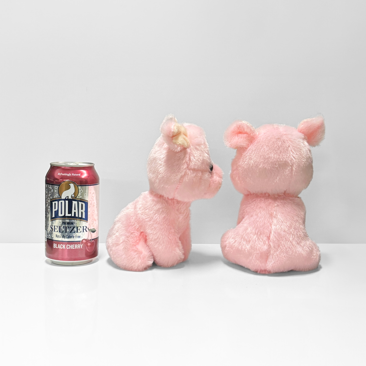 8"H Assorted Plush Farm Animals: Horse, Cow, and Pig