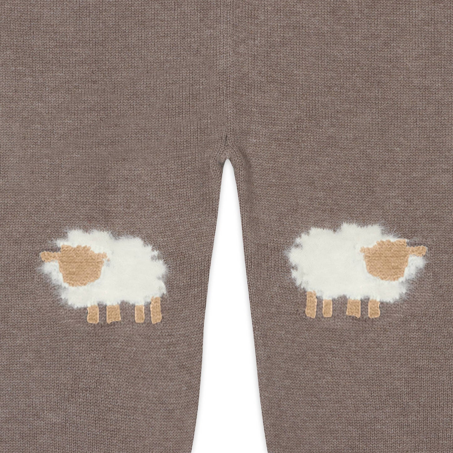 Sheep Jacquard Knit Baby Pullover & Pant SET